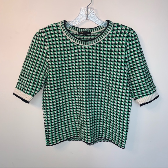 Maje Moxanne Tweed Cotton-Knit Top - Picture 9 of 15